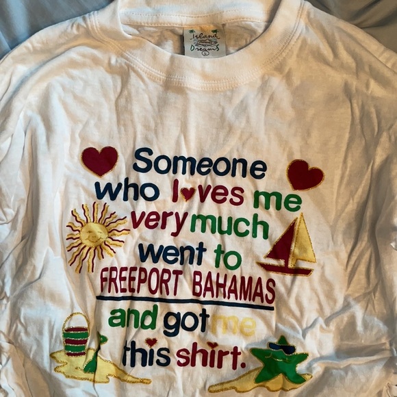 NWT Someone who loves me very much went to Freeport Bahamas & got me this shirt - Picture 2 of 2